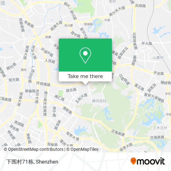 下围村71栋 map