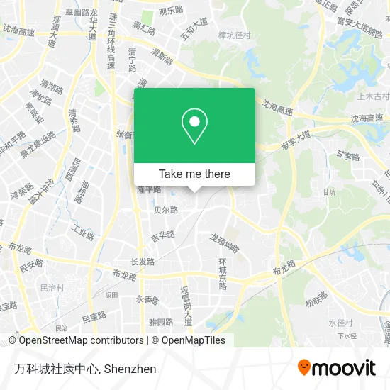 万科城社康中心 map