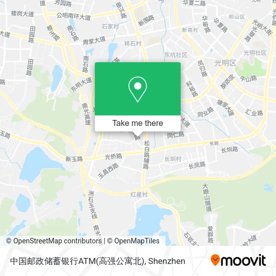中国邮政储蓄银行ATM(高强公寓北) map