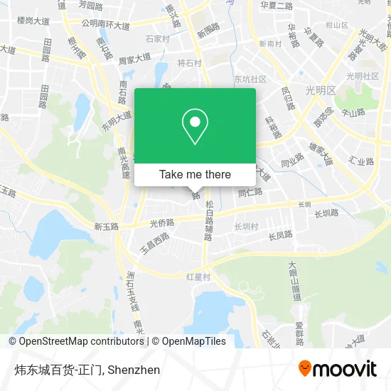 炜东城百货-正门 map