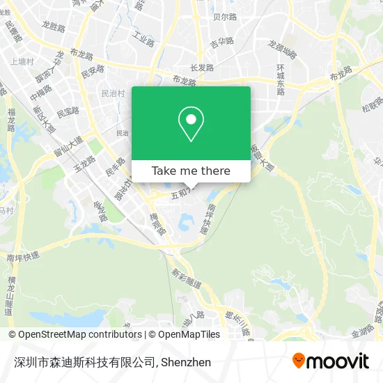 深圳市森迪斯科技有限公司 map
