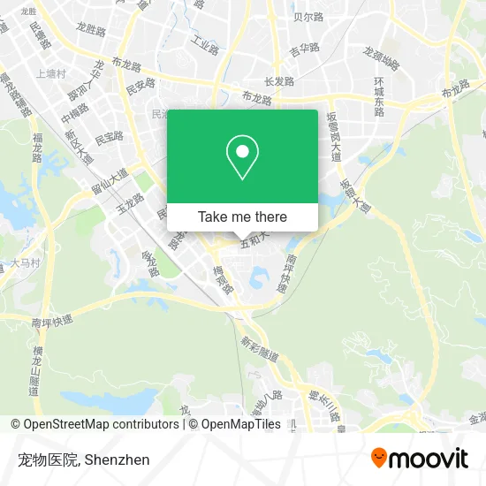 宠物医院 map