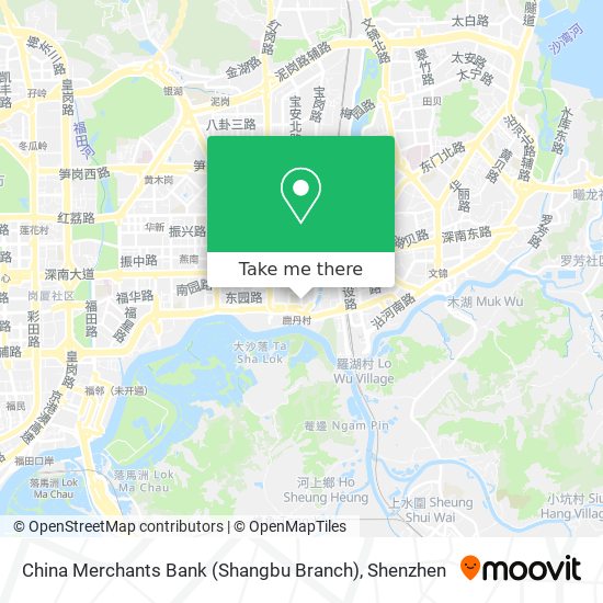 China Merchants Bank (Shangbu Branch) map