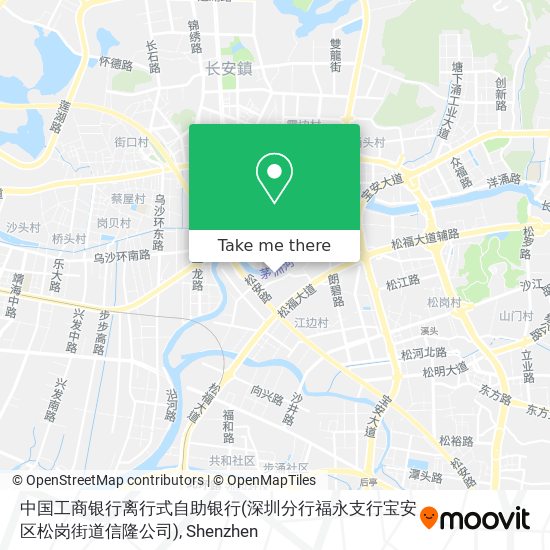 中国工商银行离行式自助银行(深圳分行福永支行宝安区松岗街道信隆公司) map