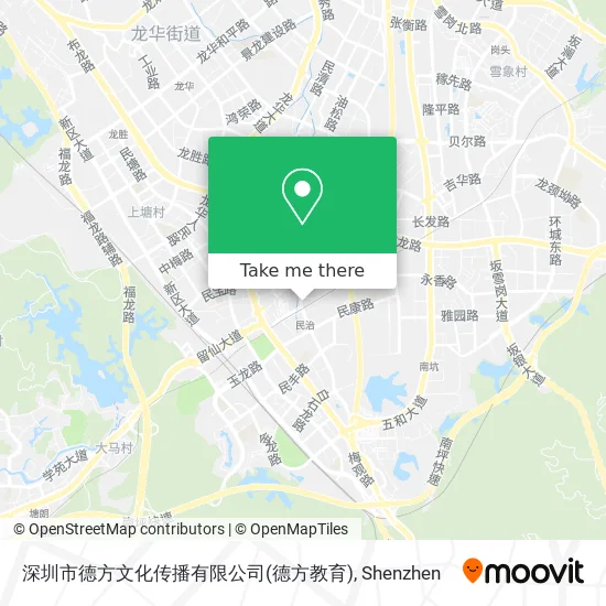 深圳市德方文化传播有限公司(德方教育) map