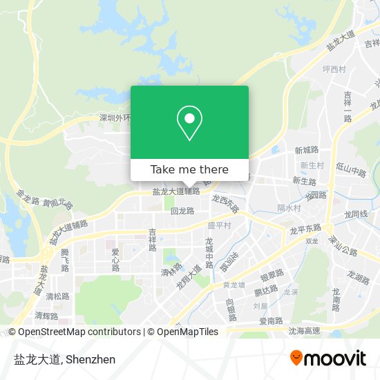 盐龙大道 map