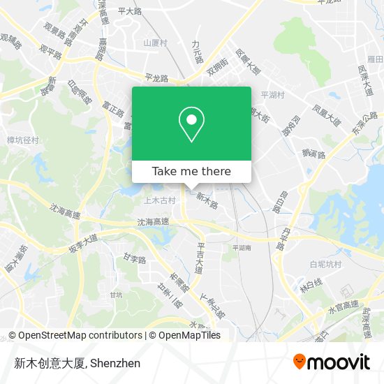 新木创意大厦 map