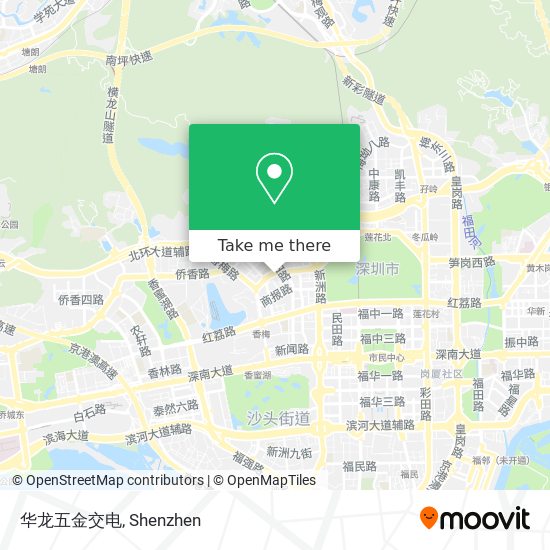 华龙五金交电 map