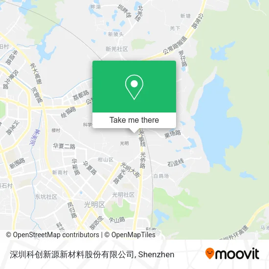 深圳科创新源新材料股份有限公司 map