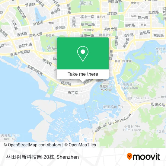 益田创新科技园-20栋 map