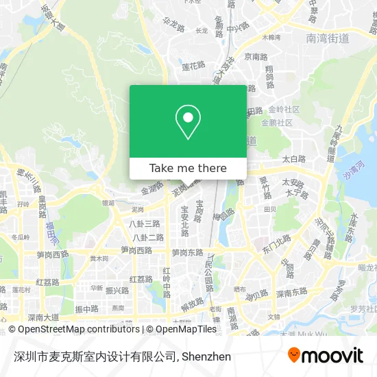 深圳市麦克斯室内设计有限公司 map