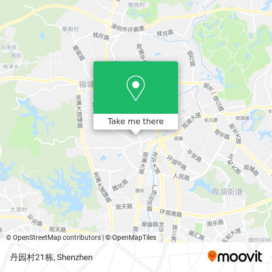丹园村21栋 map