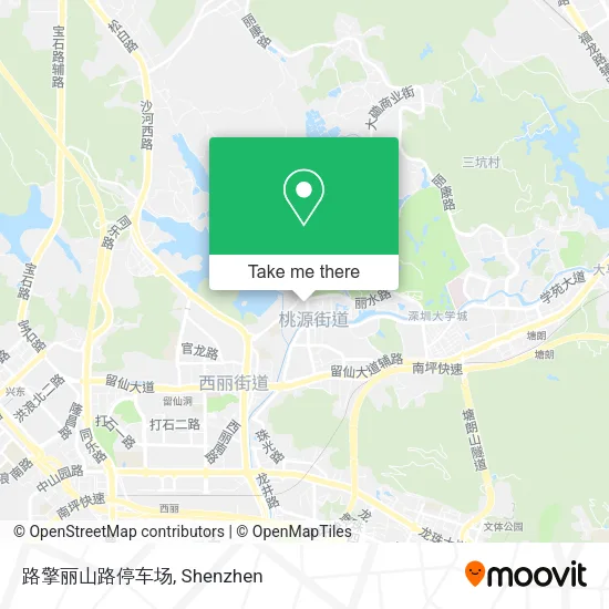路擎丽山路停车场 map