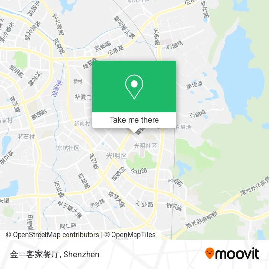 金丰客家餐厅 map