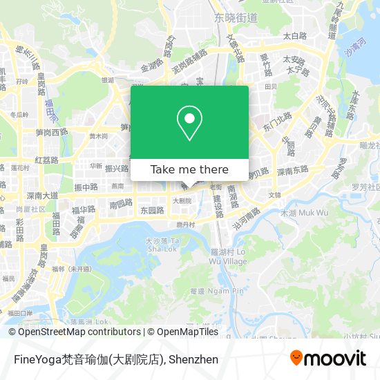 FineYoga梵音瑜伽(大剧院店) map