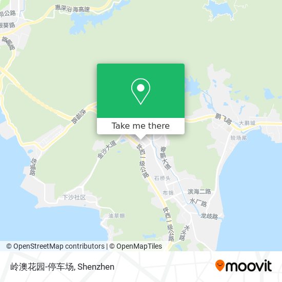 岭澳花园-停车场 map