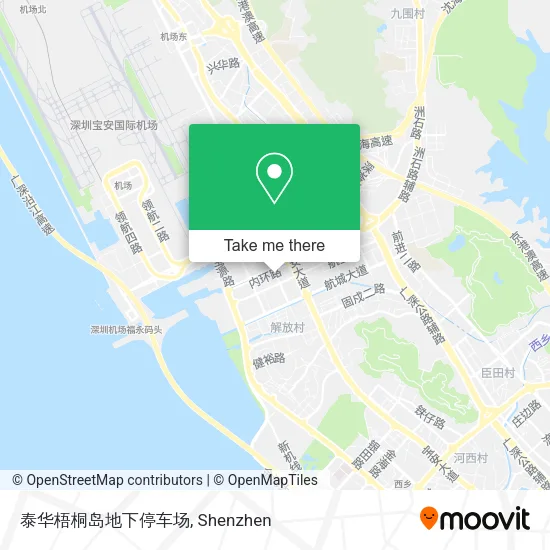 泰华梧桐岛地下停车场 map