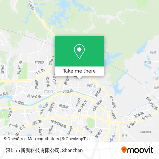 深圳市新鹏科技有限公司 map