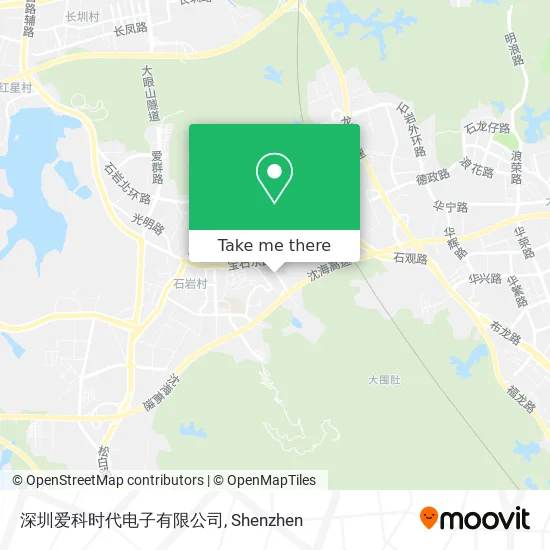 深圳爱科时代电子有限公司 map