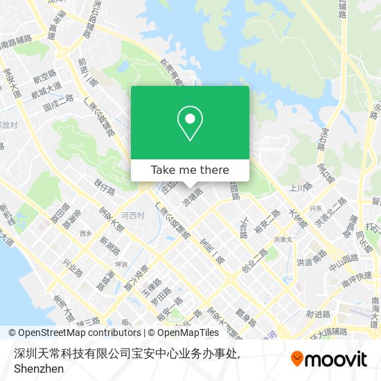 深圳天常科技有限公司宝安中心业务办事处 map