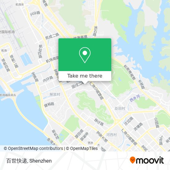 百世快递 map