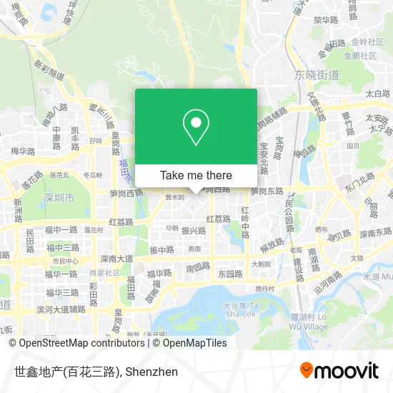 世鑫地产(百花三路) map