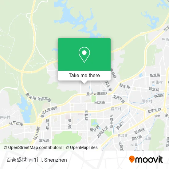 百合盛世-南1门 map