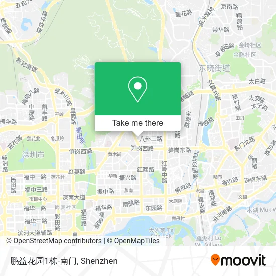 鹏益花园1栋-南门 map