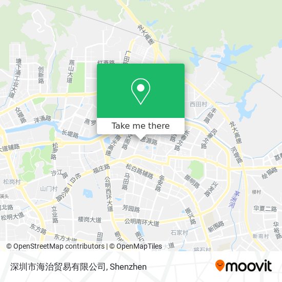 深圳市海治贸易有限公司 map