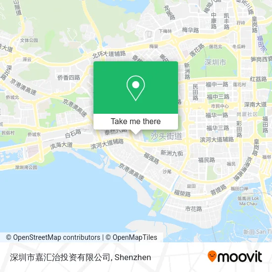 深圳市嘉汇治投资有限公司 map