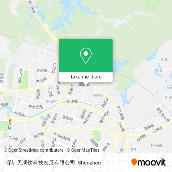 深圳天润达科技发展有限公司 map