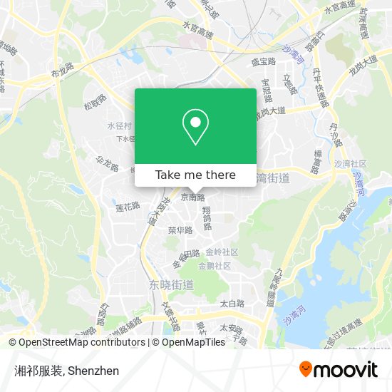 湘祁服装 map