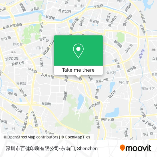 深圳市百健印刷有限公司-东南门 map