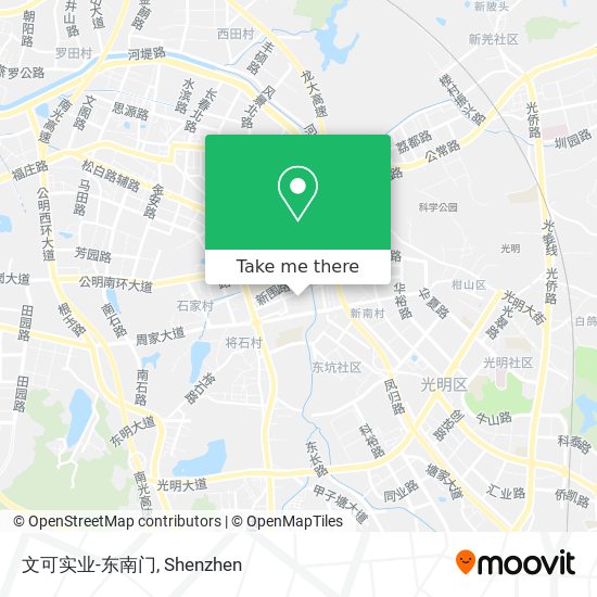 文可实业-东南门 map
