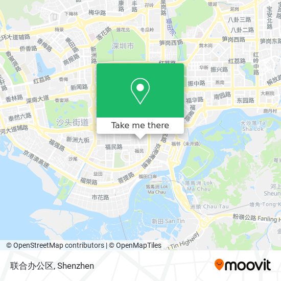 联合办公区 map