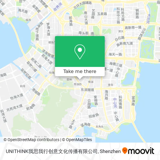 UNITHINK我思我行创意文化传播有限公司 map
