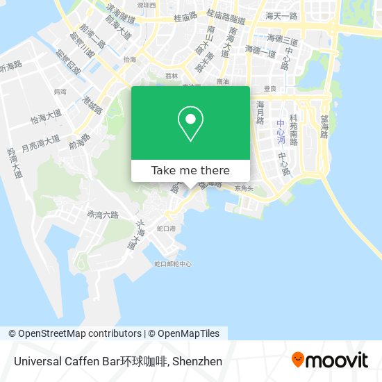 Universal Caffen Bar环球咖啡 map