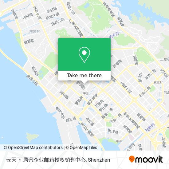 云天下 腾讯企业邮箱授权销售中心 map