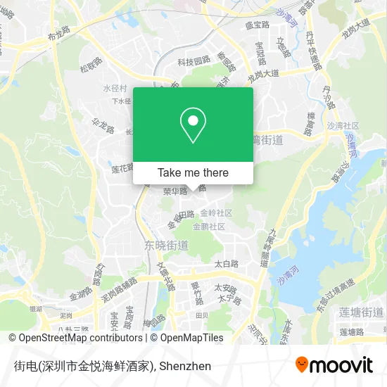 街电(深圳市金悦海鲜酒家) map