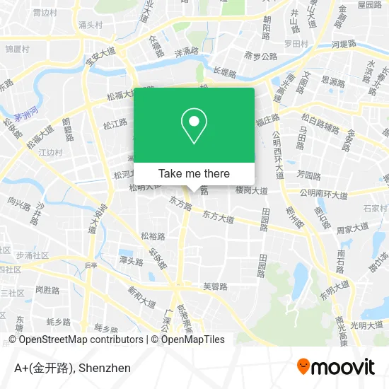 A+(金开路) map
