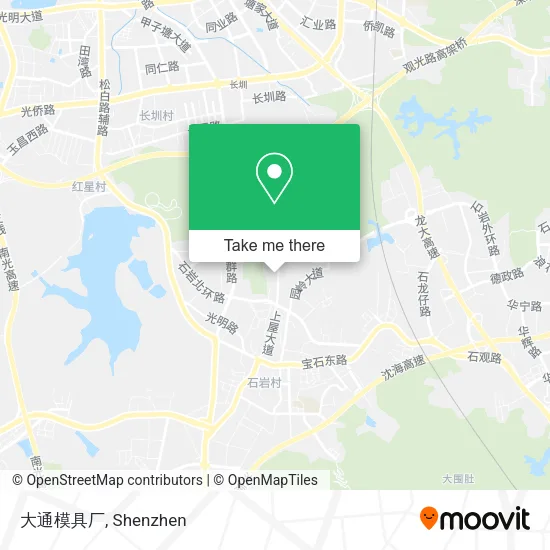 大通模具厂 map