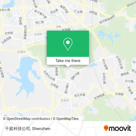 千庭科技公司 map