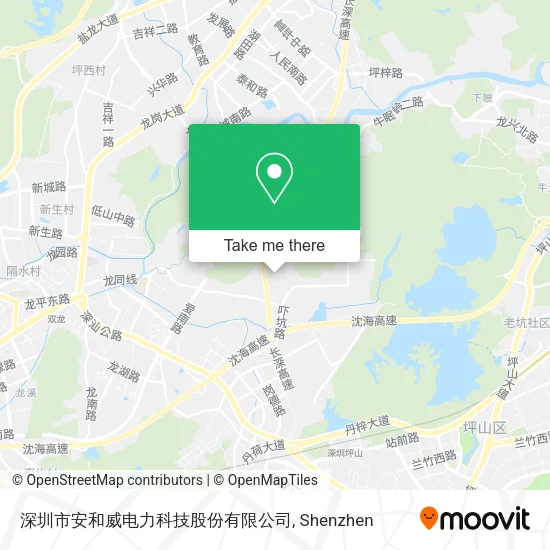深圳市安和威电力科技股份有限公司 map