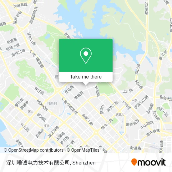 深圳唯诚电力技术有限公司 map