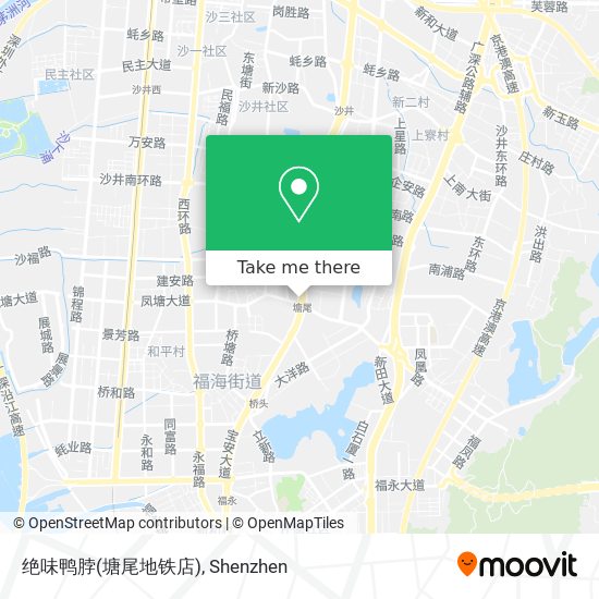 绝味鸭脖(塘尾地铁店) map