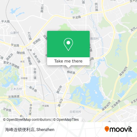 海峰连锁便利店 map