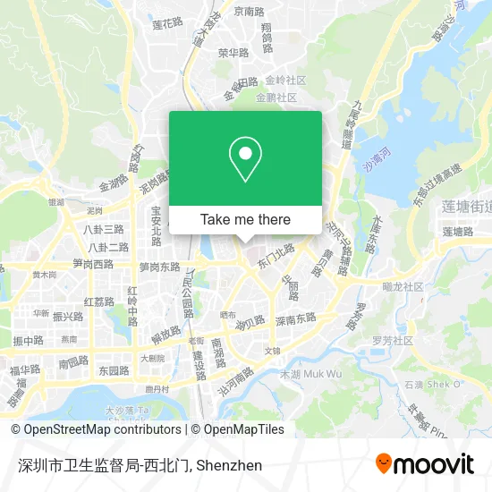 深圳市卫生监督局-西北门 map