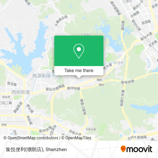 集悦便利(塘朗店) map