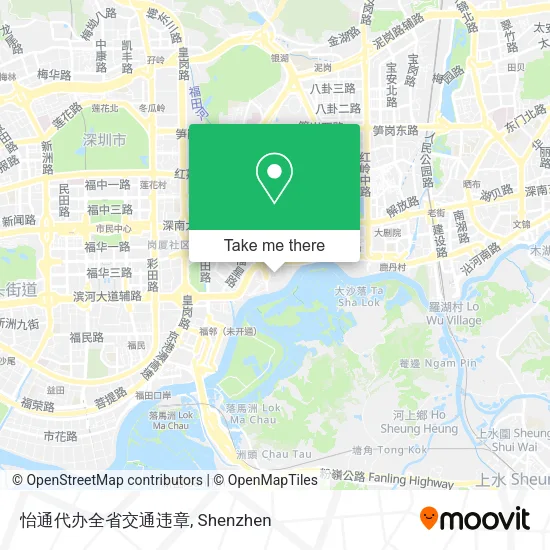 怡通代办全省交通违章 map