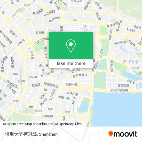 深圳大学-网球场 map